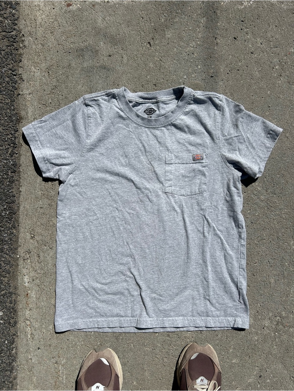 Dickies Light Gray Short Sleeve Pocket Tee